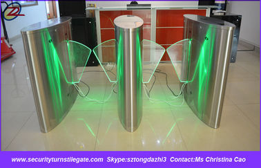 Indoor Building flap barrier gate security access systems with RFID
