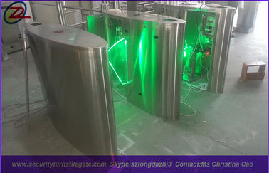 Indoor Building flap barrier gate security access systems with RFID