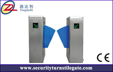 High speed Flap Turnstile Barrier Gate with security system , 600*300*1000 mm