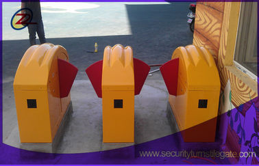 Security kids flap turnstile barrier gate with anti-pinch function