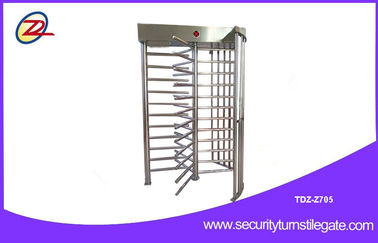 316 Stainless Steel Fingerprint Full height Turnstile with Fully Automatic Mechanism