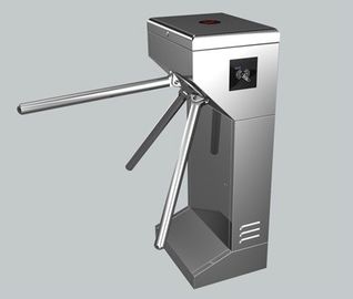 Time Attendance / Tolling 0.2S Stainless Steel ID Card Tripod Turnstile Gate for Musem