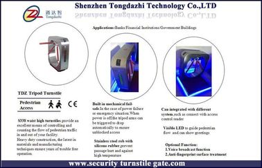 Fingerprint Tripod Turnstile Security Products with Monitoring System