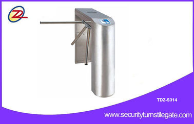Outdoor Electronic Entry Tripod Turnstile Gate , 600 MM channel width