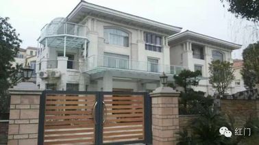 Aluminium Swing Wireless Bi Folding Gates For Bungalow With Remote Control