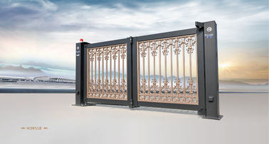 Motorized Automated Intelligent Bi Folding Driveway Gates Aluminium Alloy