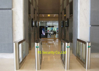 CE Approved Swing Barrier Gate Single Or Dual Entrance Identification Card