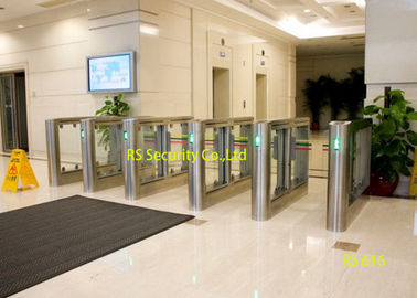 CE Approved Swing Barrier Gate Single Or Dual Entrance Identification Card