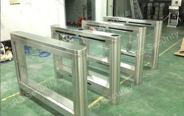 High Security Swing Barrier Gate Waterproof RIFD Smart  Turnstile System