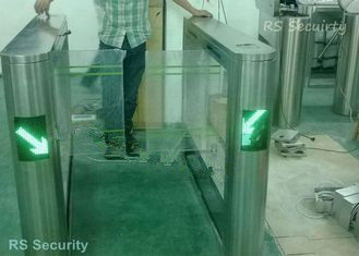 Dual Swing Barrier Gate Turnstile High-end Establishments IR Sensor Pedestrian