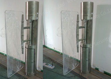 Security Dual Swing Barrier Gate Turnstile Shopping Mall Exit Entrance Management