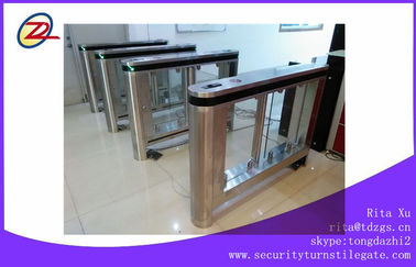 Time Attendance System Swing Barrier Gate fingerprint reader turnstile