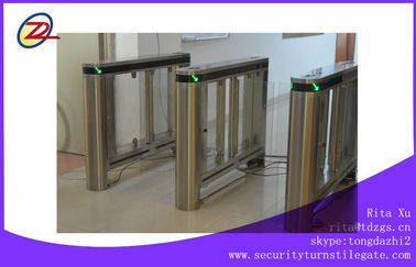 Time Attendance System Swing Barrier Gate fingerprint reader turnstile