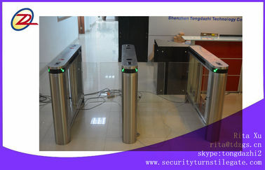 Time Attendance System Swing Barrier Gate fingerprint reader turnstile