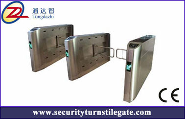 Turn Stiles security swing barrier Gate with RS485 / TCP / IP interfaces , Emergency function