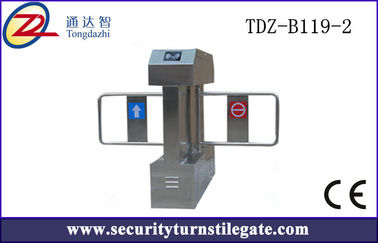 OEM Pedestrian Automatic Swing Barrier Gate with RFID access control reader