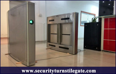 Automatic Subway Turnstile swing barrier gate for wheelchairs , 316 stainless steel