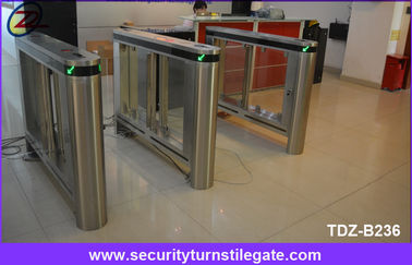 Fingerprint swing barrier gate biometric access control systems