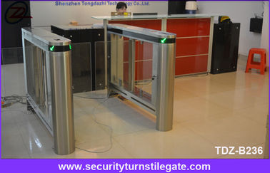 Fingerprint swing barrier gate biometric access control systems