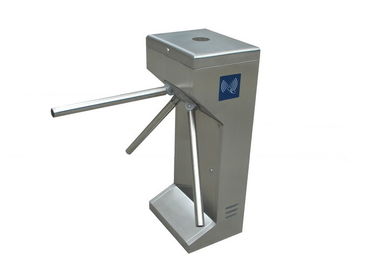 Supermarket Mechanical Tripod Turnstile Gate , Electric Double Swing Barrier Gate