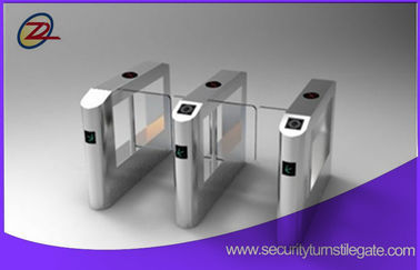 Pedestrian Swing Barrier Gate Access Control Card Access Glass Turnstiles