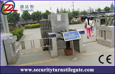 Custom RFID access control Turnstile swing barrier gate with LED display