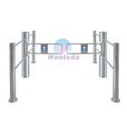 Swing Barrier Gate 304#Stainless Steel With Guardrail That Equipped photoelectric sensor