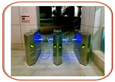 Ticket in ticket out for pedestrian access control flap barrier