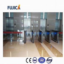 Automatic IP44 Flap Barrier Gates Stainless Steel For School Access Control