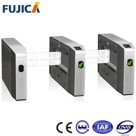 Stainless Steel Flap Barrier Finger Print Acess Control For Buildings