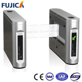 Fast Passing Speed Flap Barrier Stainless Steel For Indoor Access
