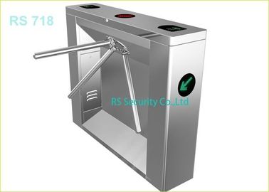 High Speed Waist Height Turnstiles Dustproof / Hotel Security Gate Barrier