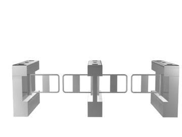 Waist height pedestrian swing turnstile