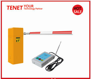 Gray automated car parking system automatic boom gate with straight bar