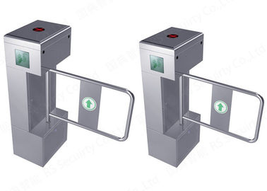 High Security Stainless Steel  Swing Barrier Gate  IR Sensor Remote Control