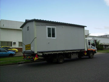 Prefabricated Security Guard House , Light Steel Portable Booth