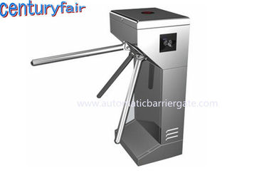 ID Card LED Double Direction Prompt Vertical Tripod Turnstile Gate for Supermarket