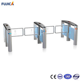Supermarket Intelligentized Swing Barrier Stainless Steel With DC Brushless Motor
