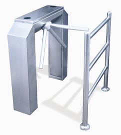 RS485 Outdoor IP54 IC / ID card SEWO Semi-automatic Electrical Tripod Turnstile