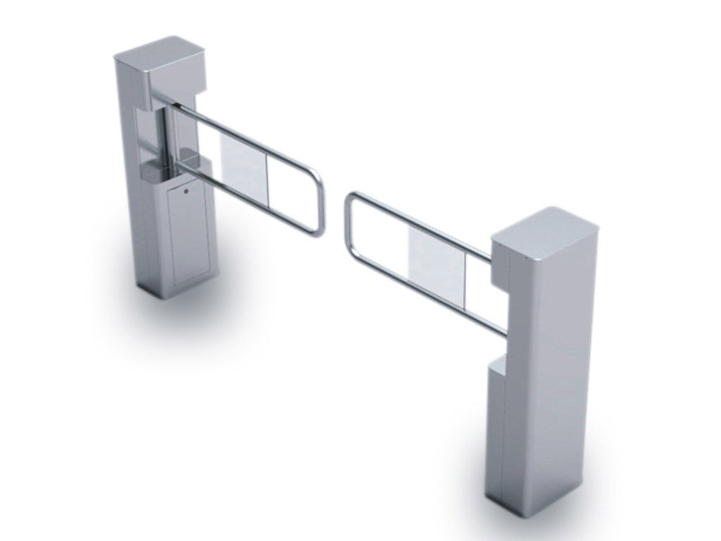 indoor Pedestrian single way passing Automatic stainless steel Swing Barrier gates