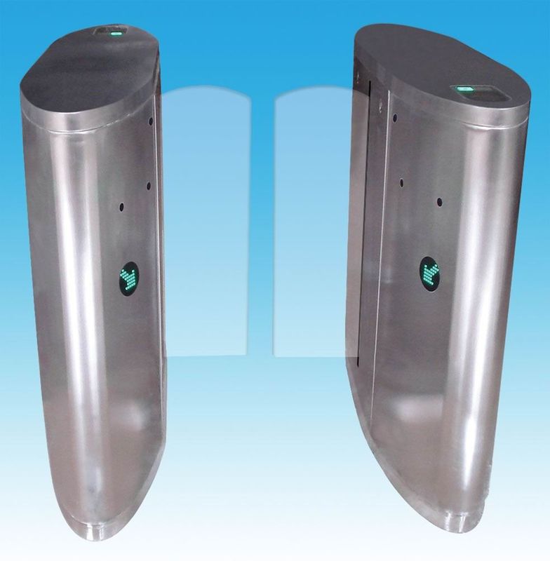 Optical turnstiles with RS485 interface sensor prohibit and reader biometric