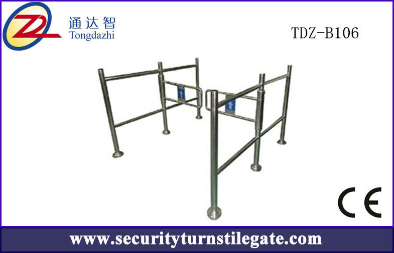 Manual pedestrian access control Supermarket Turnstile for Swimming Hall