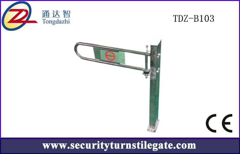 Manual SS304 Single Portable Turnstiles with relay signal For Reading Hall