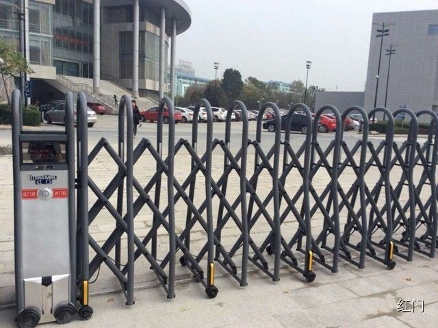 Security Factory Electric Retractable Gate Stainless Steel With Wireless Remote Control