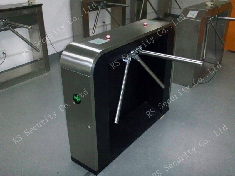 Luxury Black Security Tripod Turnstile Gate Civilized And Orderly Access