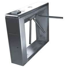 Full-auto RS485 interface security turnstile gate with barcode, ID control for station