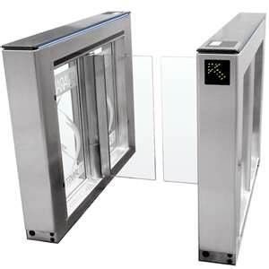 Infrared Protection Card In/Out Bi-direction Optical Turnstiles For Passage Access Control
