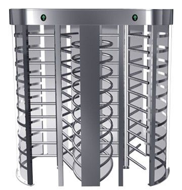 One-way Direction Full Height Turnstile Entrance Gate with Stainless Steel Tube (0.2s)