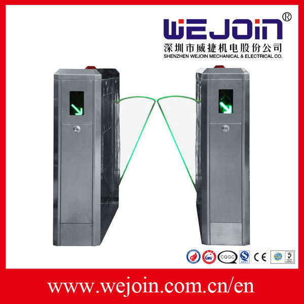 110V/220V Stainless Steel Flap barrier Gate with Anti-tailing Function For Metro Stations