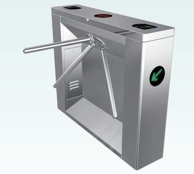 RS485 ID Card Versatile 304# Stainless Steel 0.2s Tripod Turnstile Gate, Entrance Barrier